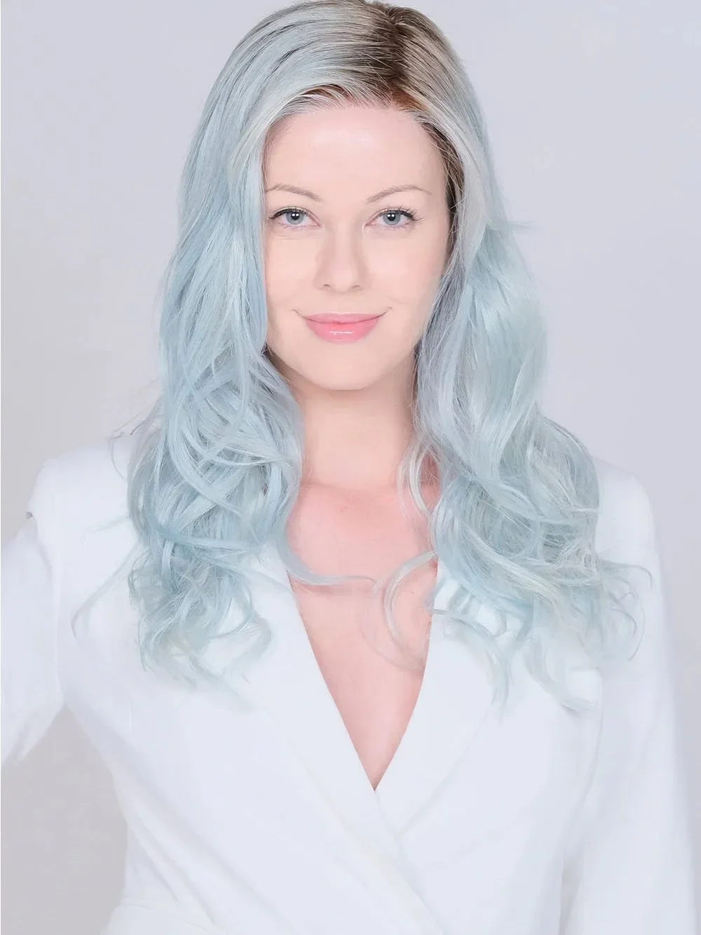Belle Tress Shakerato in Cola with Cherry Color, Lace Front Left Mono Part
